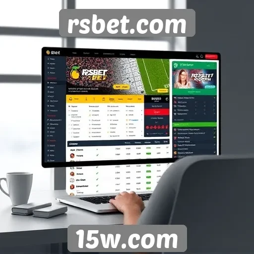 Análise da interface do usuário no site rsbet.com